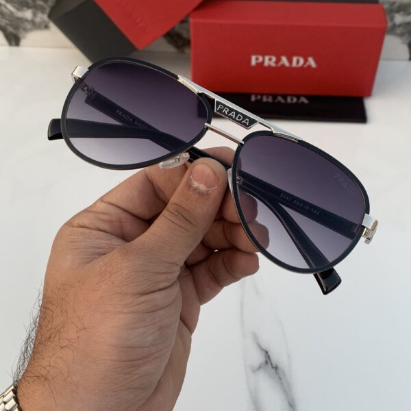Branded  PDA 5147_silver_black Sunglasses