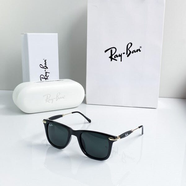 Branded  RB Gold Black Sunglasses