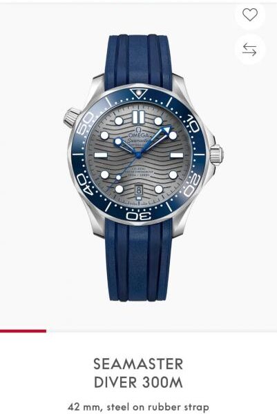 OMEGA Seamaster Diver 300M Co-Axial Master Chronometer 42 mm.