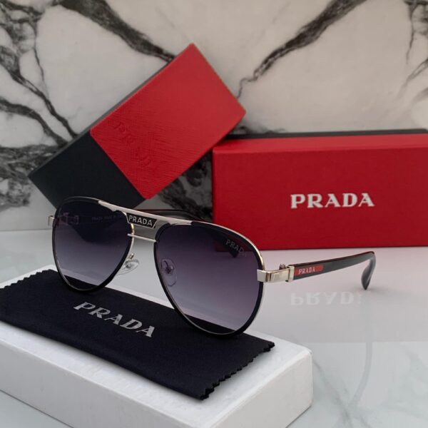 Branded Sunglasses  Black Aviator